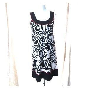 Enfocus Studio Retro Black, White and Red Dress